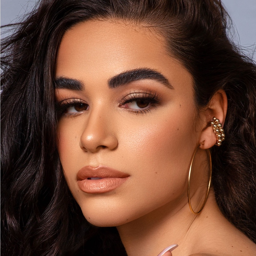 💛18K Gold Plated Large Thin Hoop Earrings